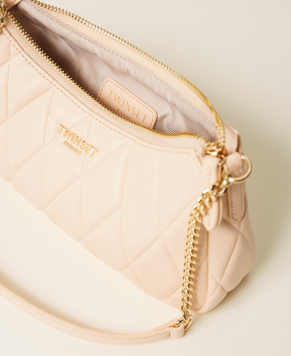 Quilted shoulder bag Peach Pink Woman 261TB7284_11750_04