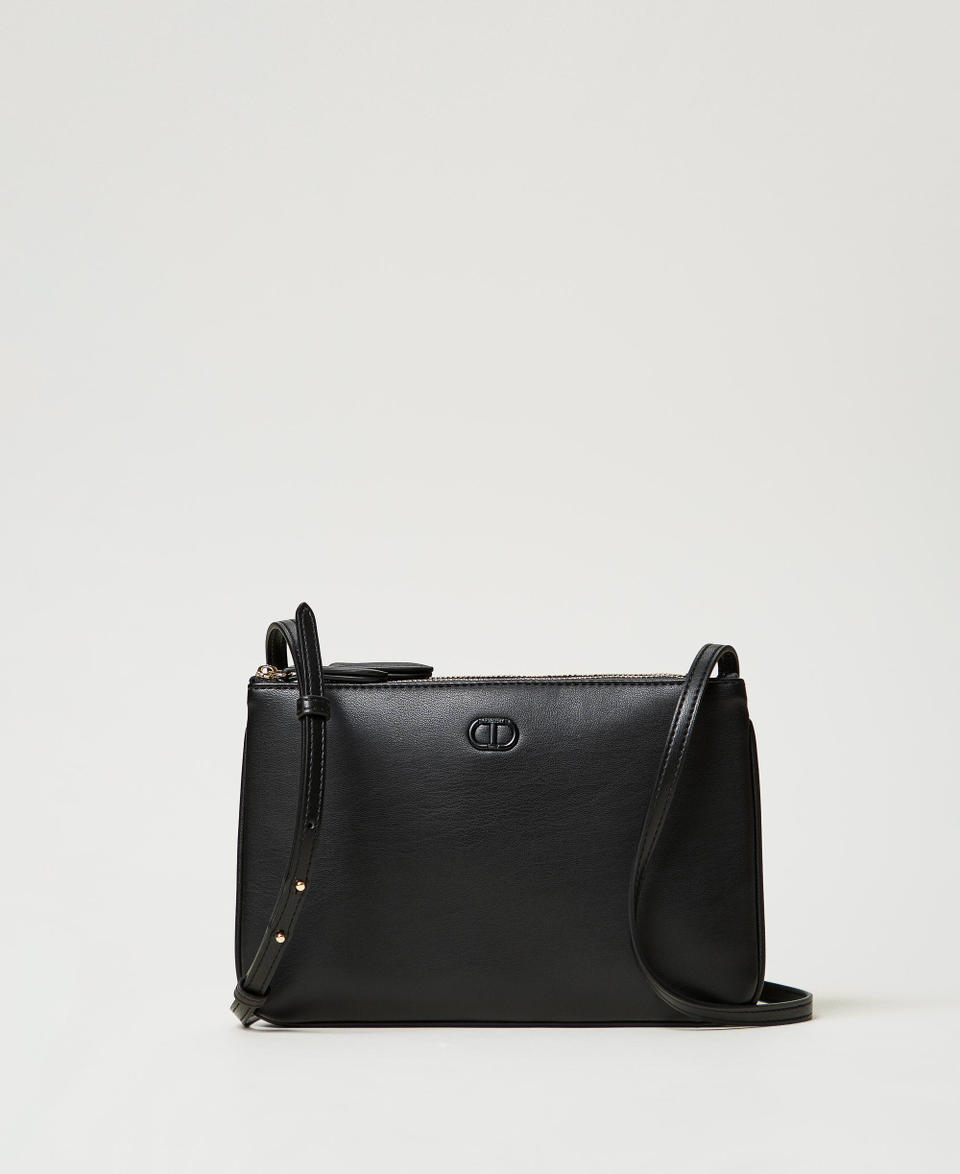 Mini borsa doppia a tracolla Nero Donna 251TH7028_00006_01