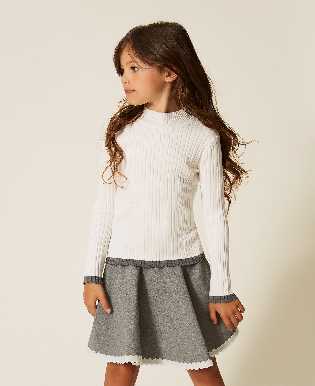 Baby´s ribbed turtleneck jumper