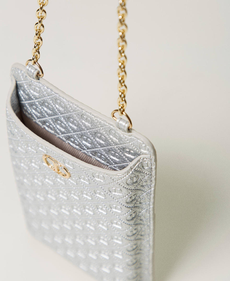 Portacellulare con tracolla e Oval T Silver Donna 251TH7045_00995_03