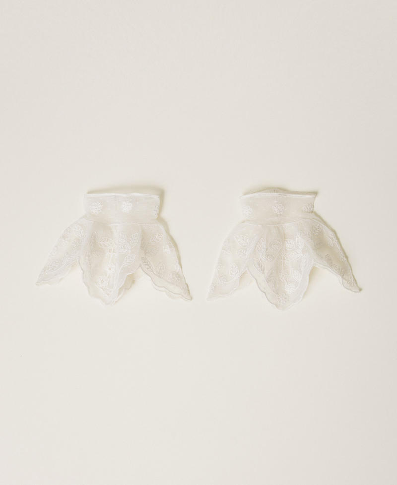 Macramé lace cuff White Snow Woman 252TS5FBB_00282_01