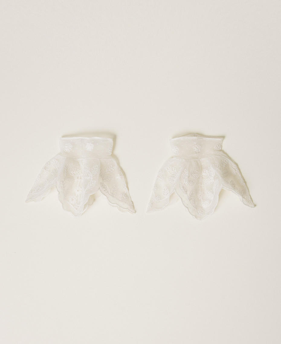 Macramé lace cuff White Snow Woman 252TS5FBB_00282_01