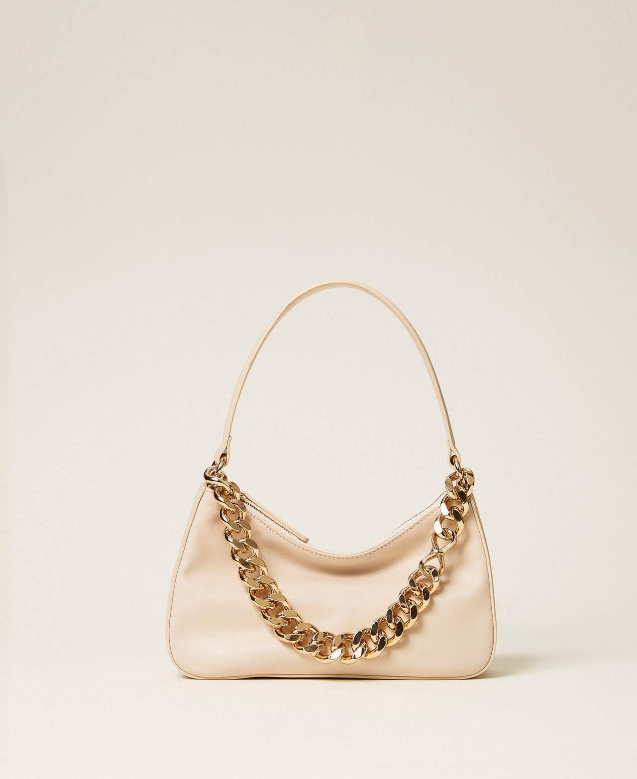 Liliane small leather bag Delicate Sand Beige Woman 999TB7012_13161_01