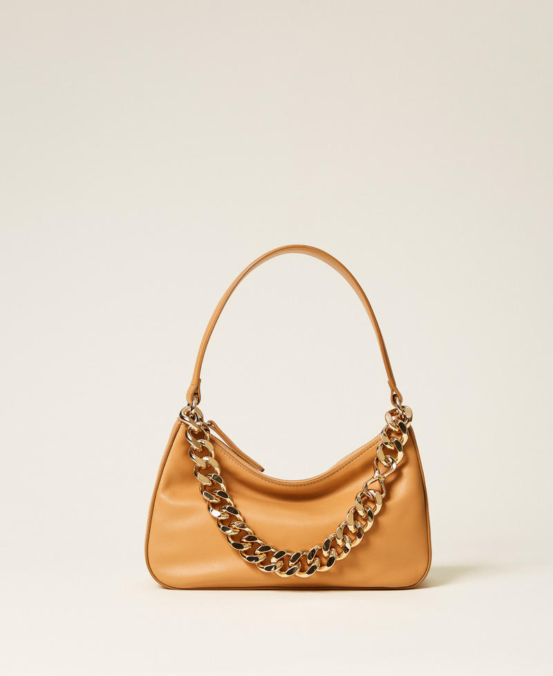 Liliane small leather bag Delicate Sand Beige Woman 999TB7012_13161_01