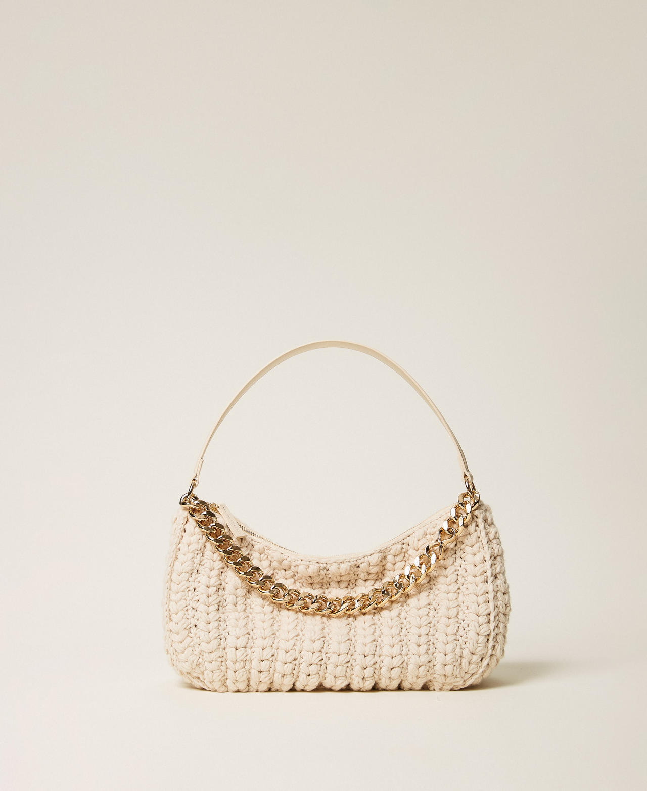 Twinset Gold/Light Liliane Crochet Bag