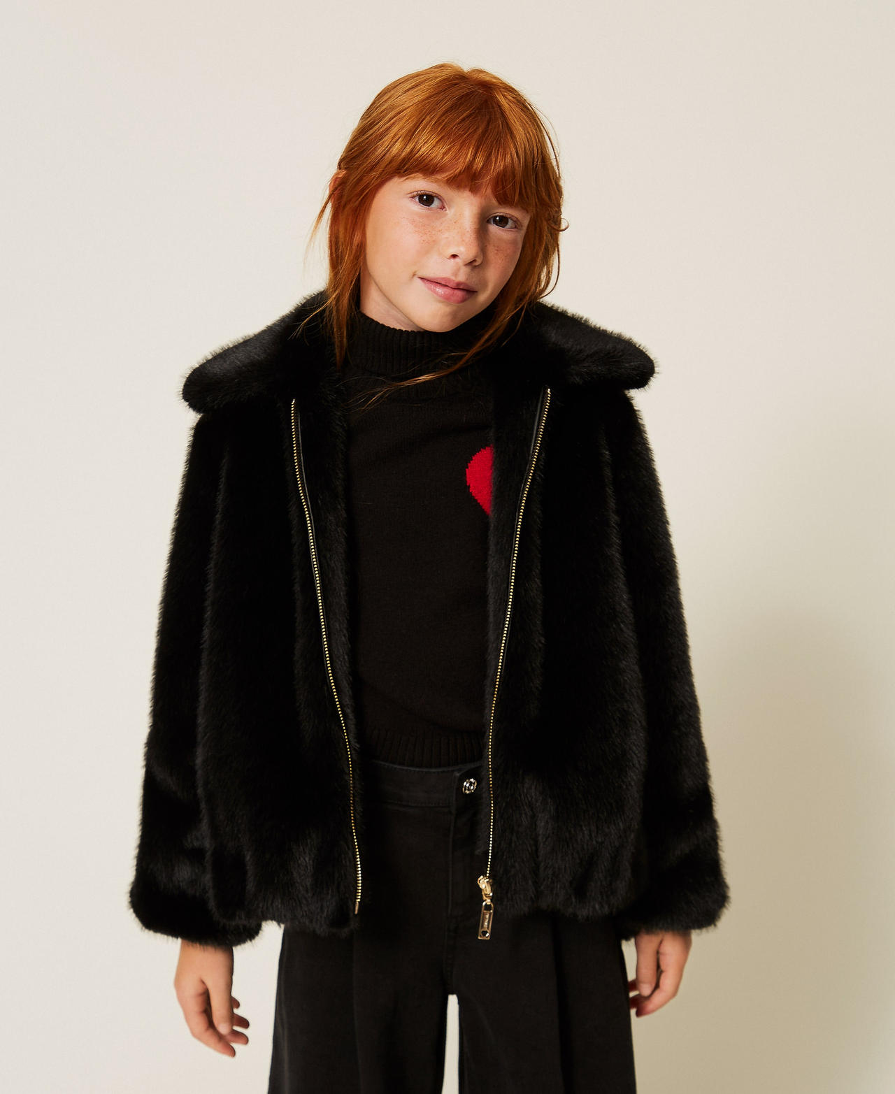 Bomber en fausse fourrure