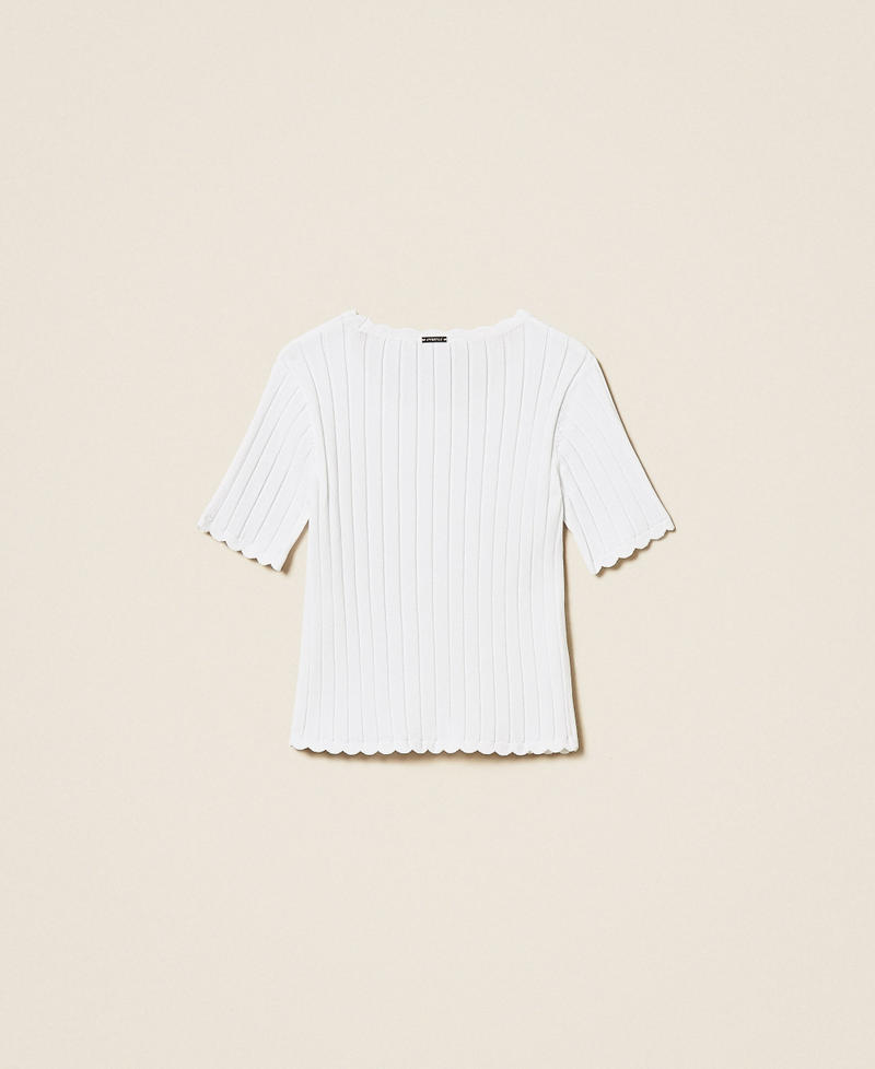Fitted ribbed jumper Off White Girl 261GJ3015_00526_S1