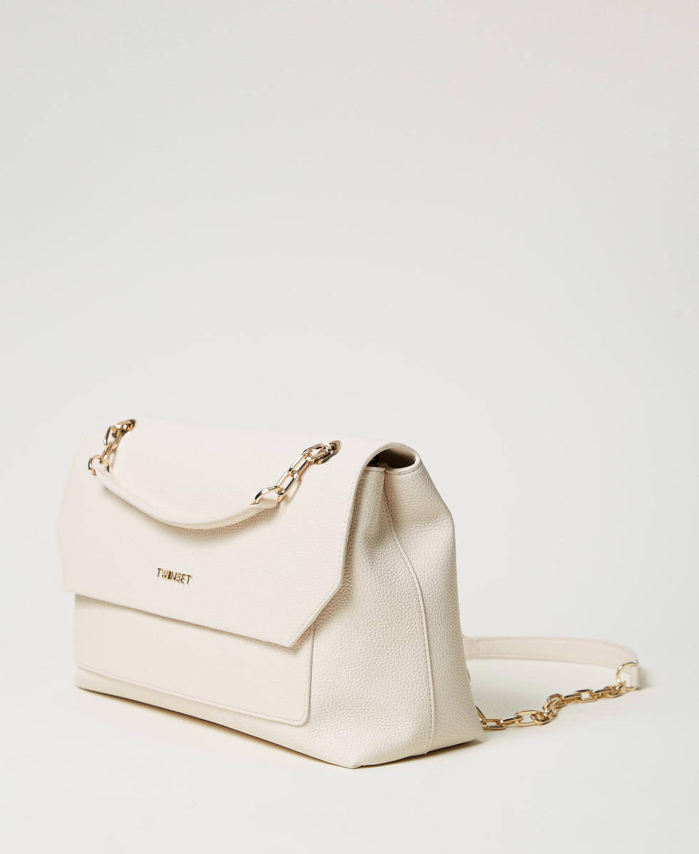 Shoulder bag with Oval T Mother Of Pearl Woman 251TB7063_00059_02