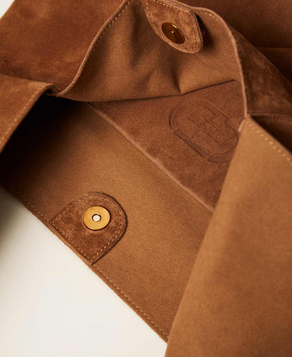 Suede 'Ventotene' hobo bag Leather Brown Woman 252TB7380_00057_04