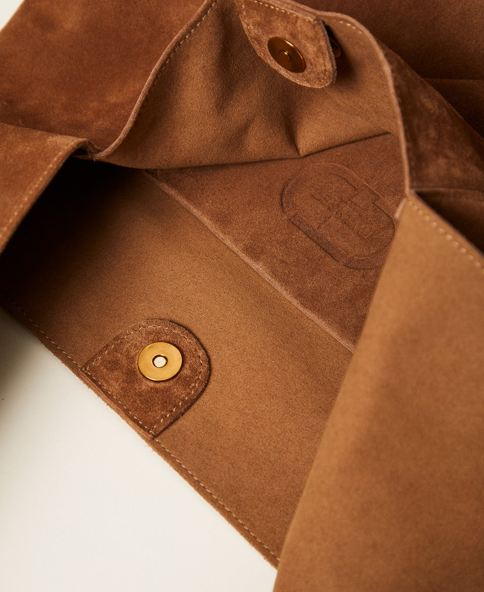 Suede 'Ventotene' hobo bag