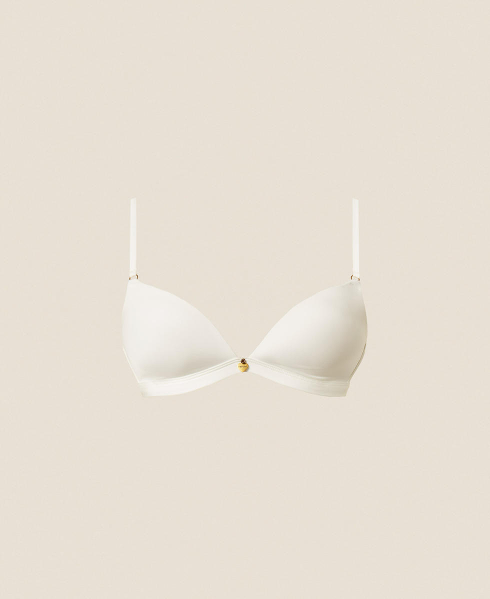 Charmeuse triangle bra