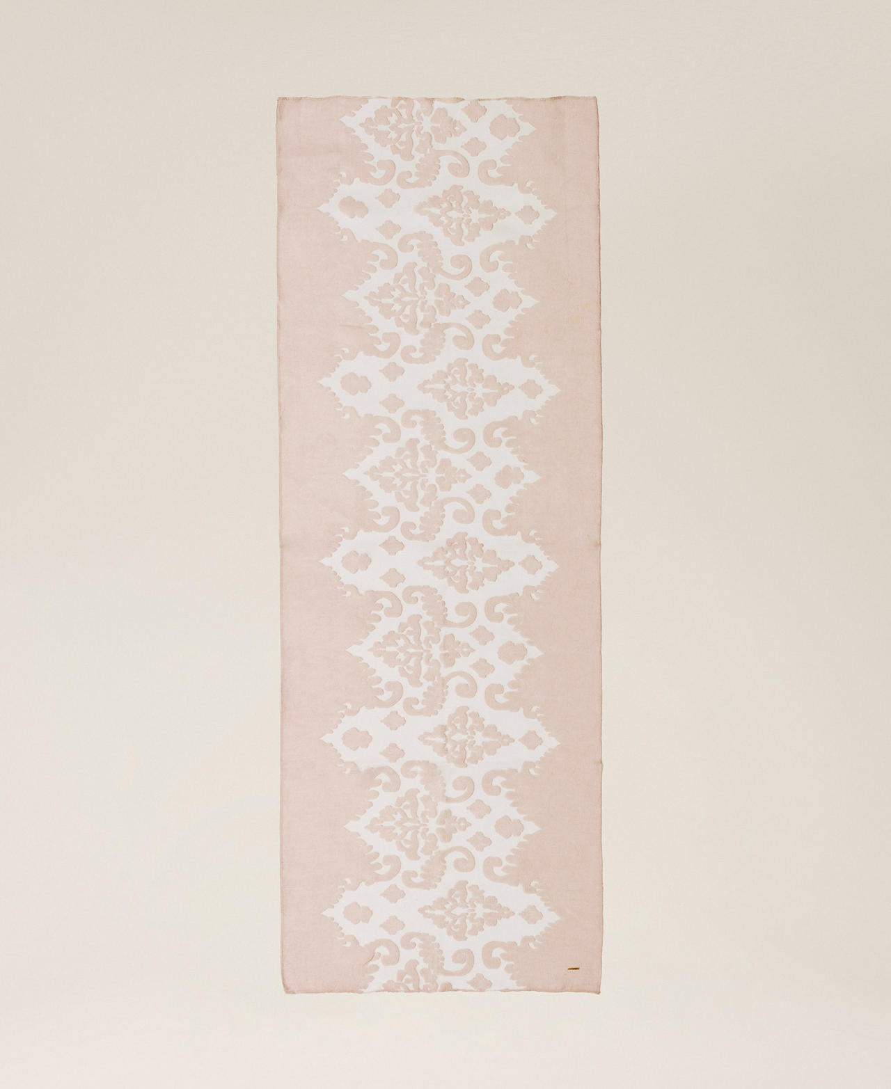 &Eacute;tole en dentelle incrust&eacute;e Sable Rose Femme 261TA4320_00570_05