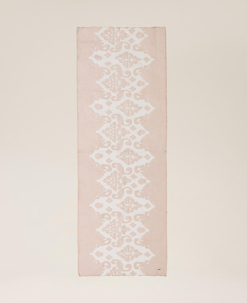 &Eacute;tole en dentelle incrust&eacute;e Sable Rose Femme 261TA4320_00570_05