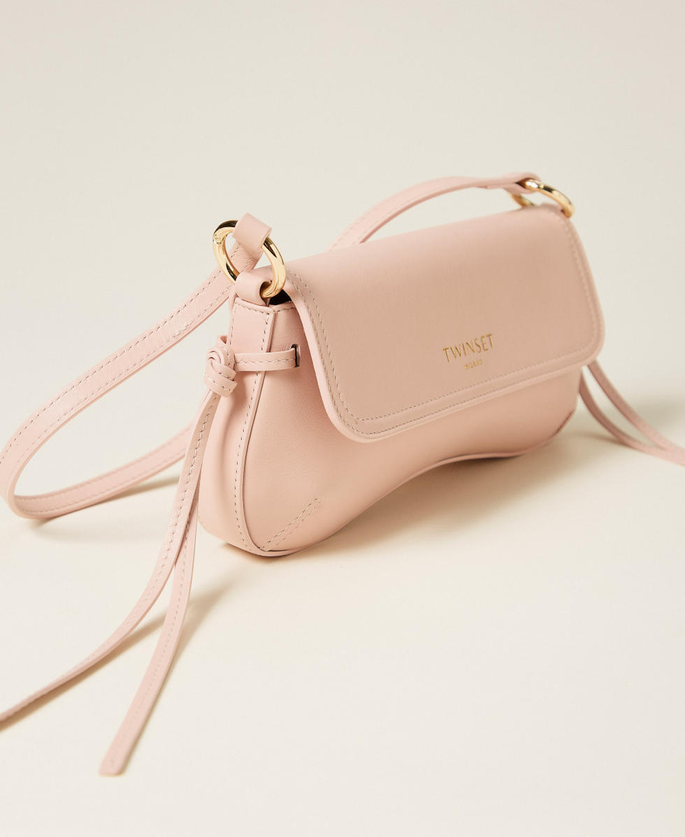 Umhängetasche aus Leder Parisienne Rosa Frau 261TB7111_00714_02