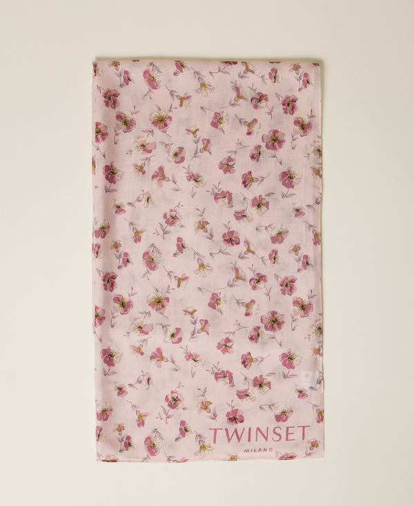Floral stole with logo