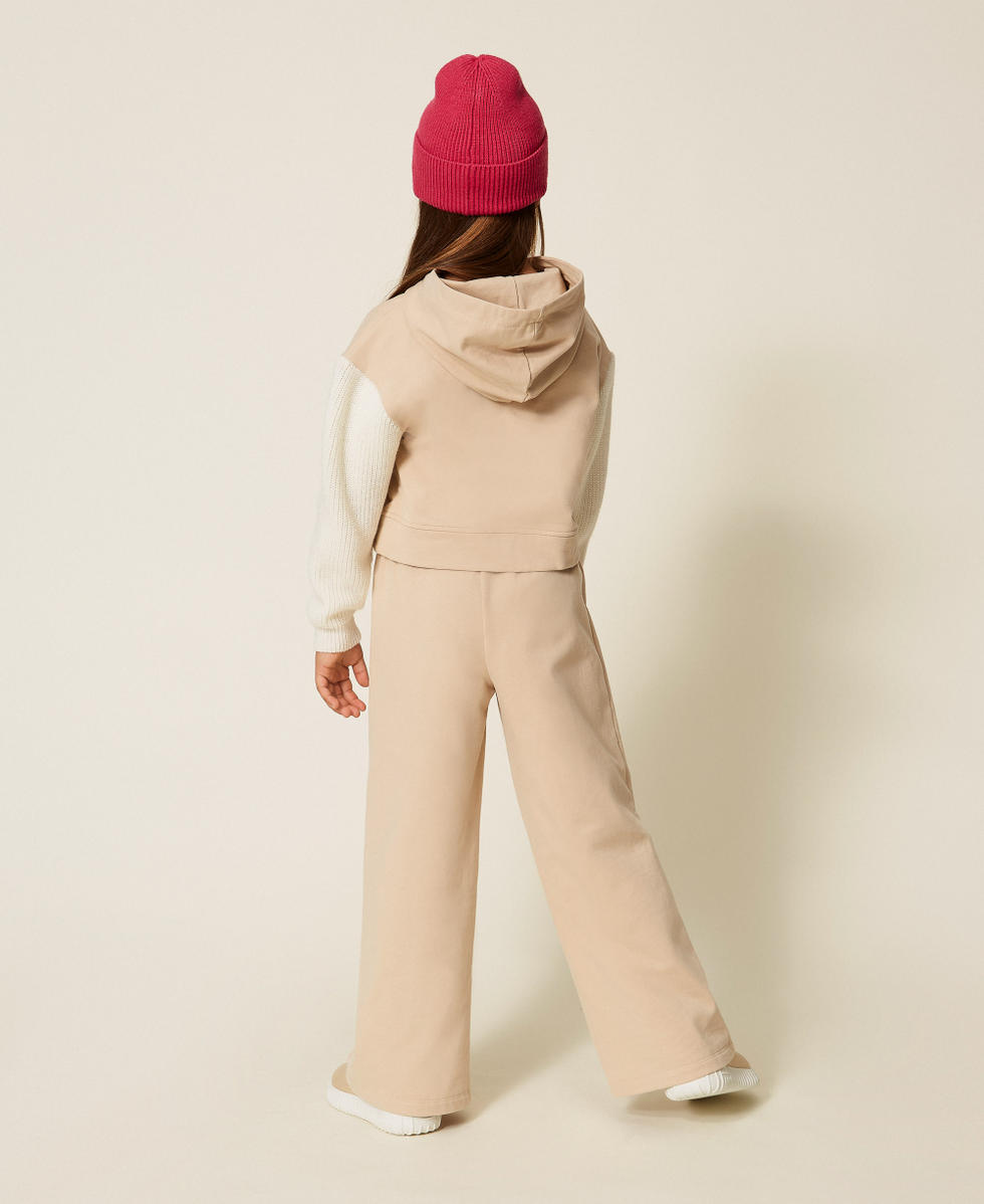 Pantalon ample en molleton Beige &laquo;&nbsp;Crystal Sand Dark&nbsp;&raquo; Fille 252GJ2061_12690_03