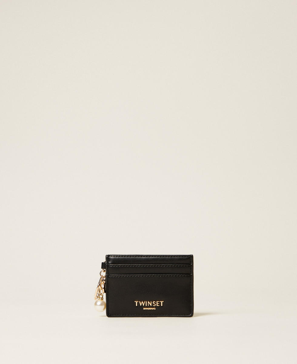 Card holder with branded charms