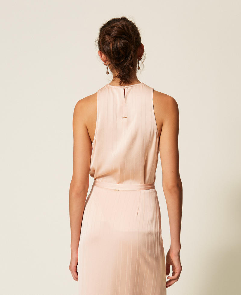 Top in raso e pizzo Rosa "Peachy Keen" Donna 262TP2124_11947_03