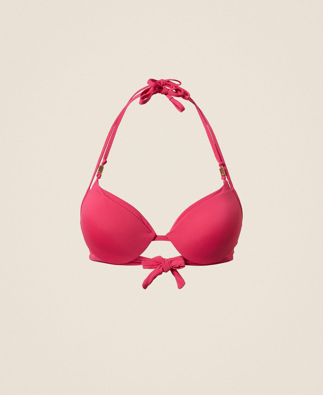 Haut de maillot de bain push-up trompe-l'ail