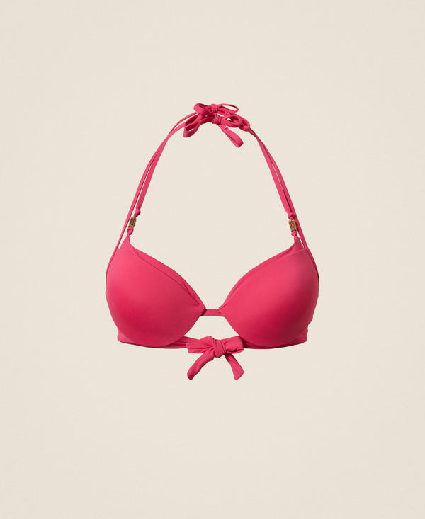 Push-up trompe l'oeil bikini top