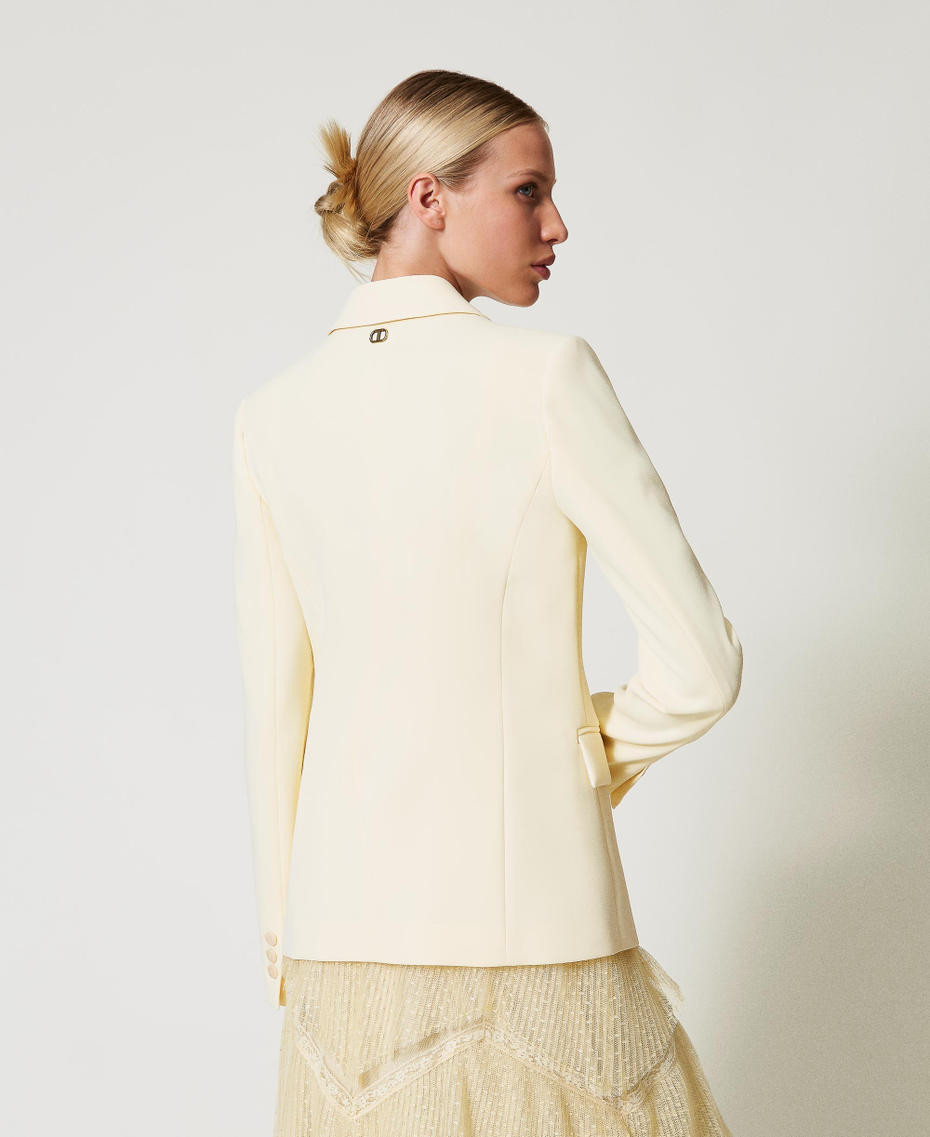 Fluid crêpe blazer Vanilla Woman 251TP2100_12143_03