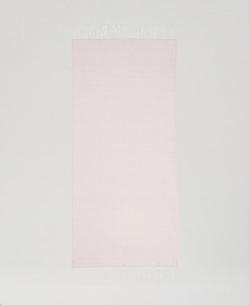 Stole with embossed Oval T logo Parisienne Pink Woman 251TA4480_00714_05