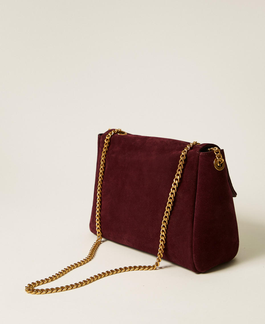 'Dreamy' reversible leather shoulder bag "Wine tasting" Purple Woman 252TB7360_05609_03