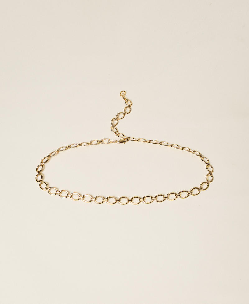 Ремень-цепочка с Oval T Старое Золото женщина 252TO5360_12616_01