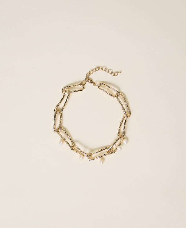 Collana girocollo con perle