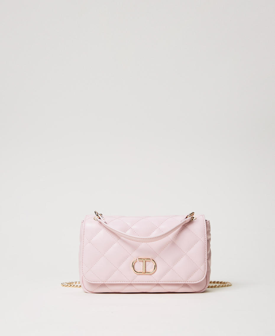 Borsa a tracolla ‘Audrey’ grande trapuntata Rosa Parisienne Donna 251TB7372_00714_01