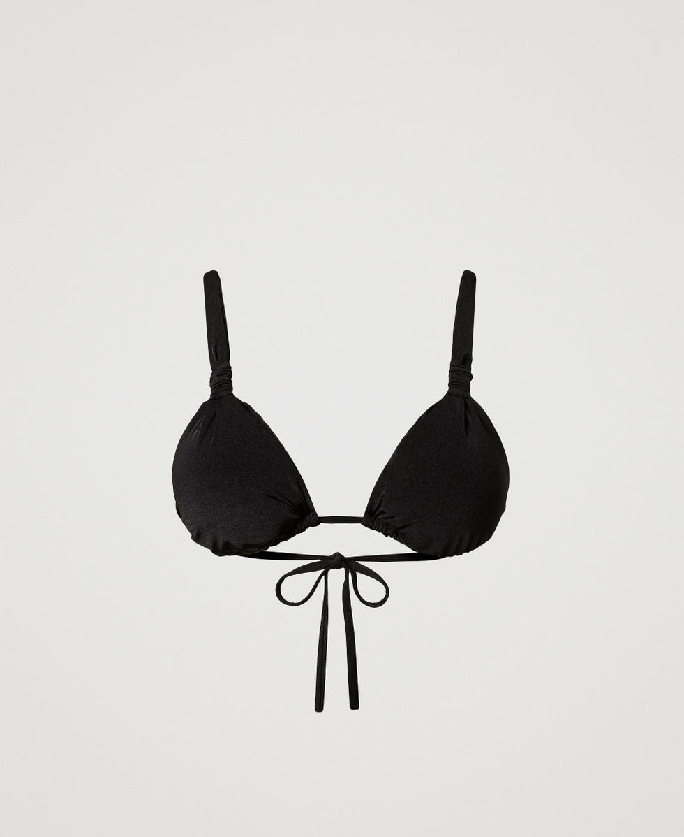 Triangolo da bagno con arricciature