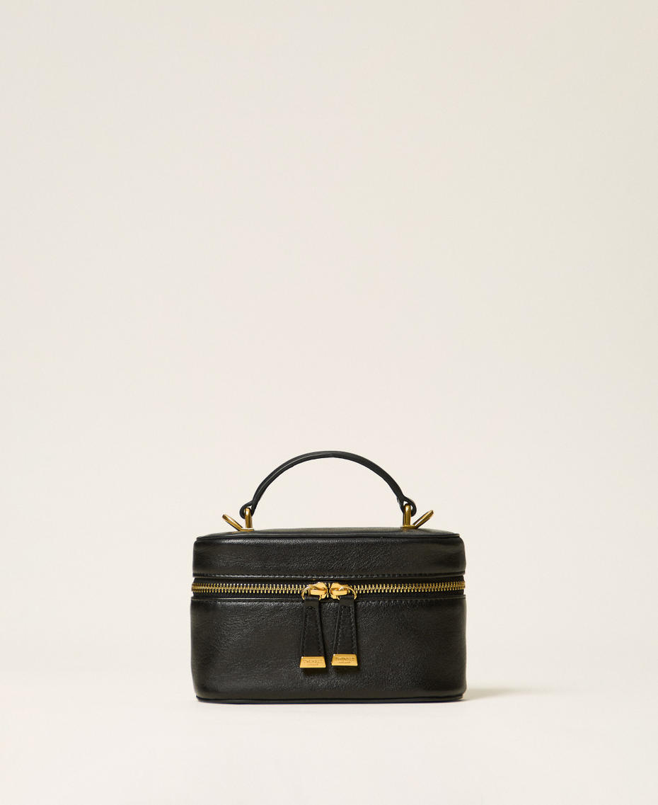 Leather shoulder bag Black Woman 262TD8170_00006_01