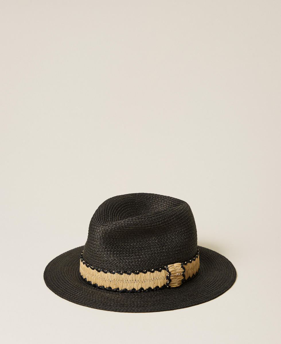 Chapeau effet paille