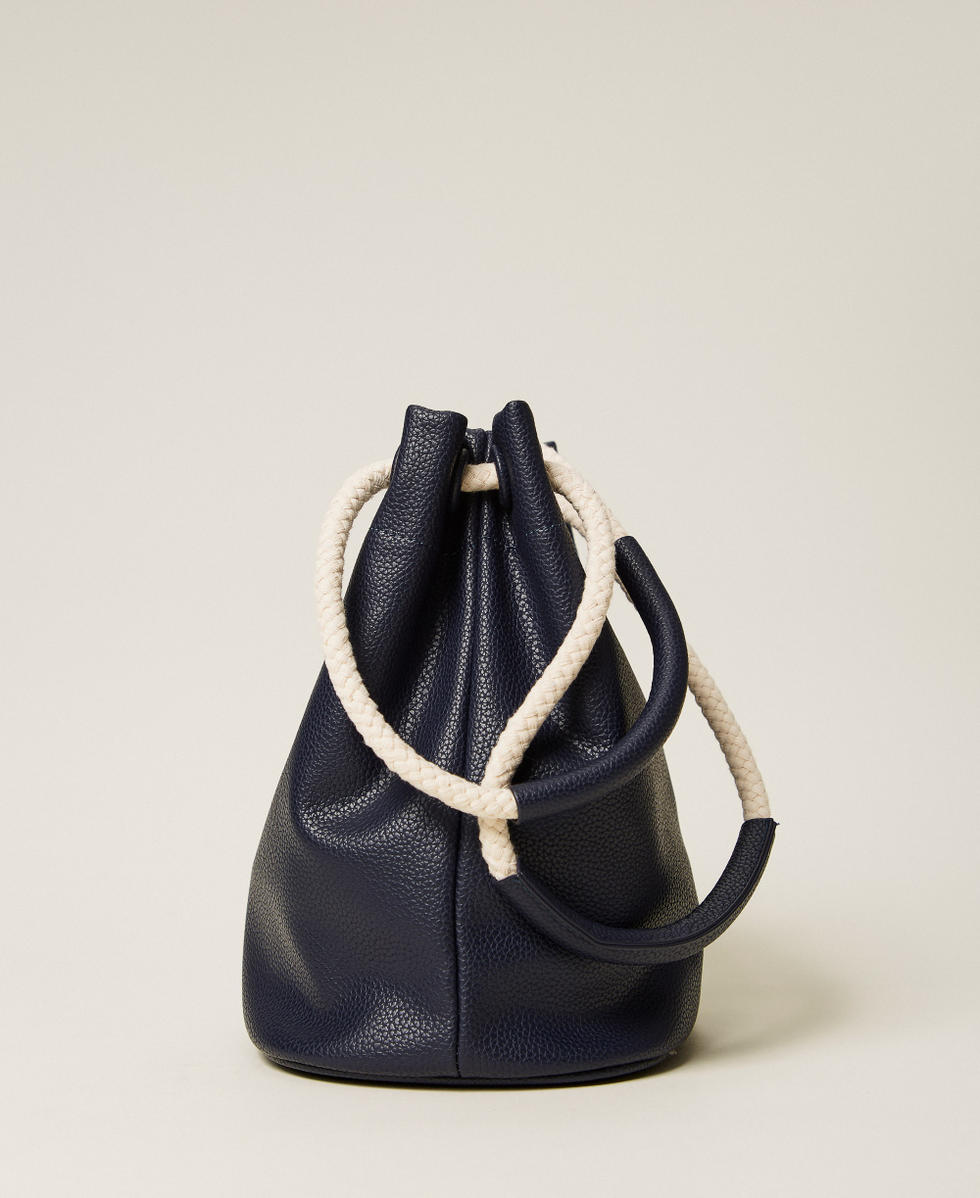 Beuteltasche mit Kordelhenkeln "True Navy"-Blau Frau 261TD8191_05259_02