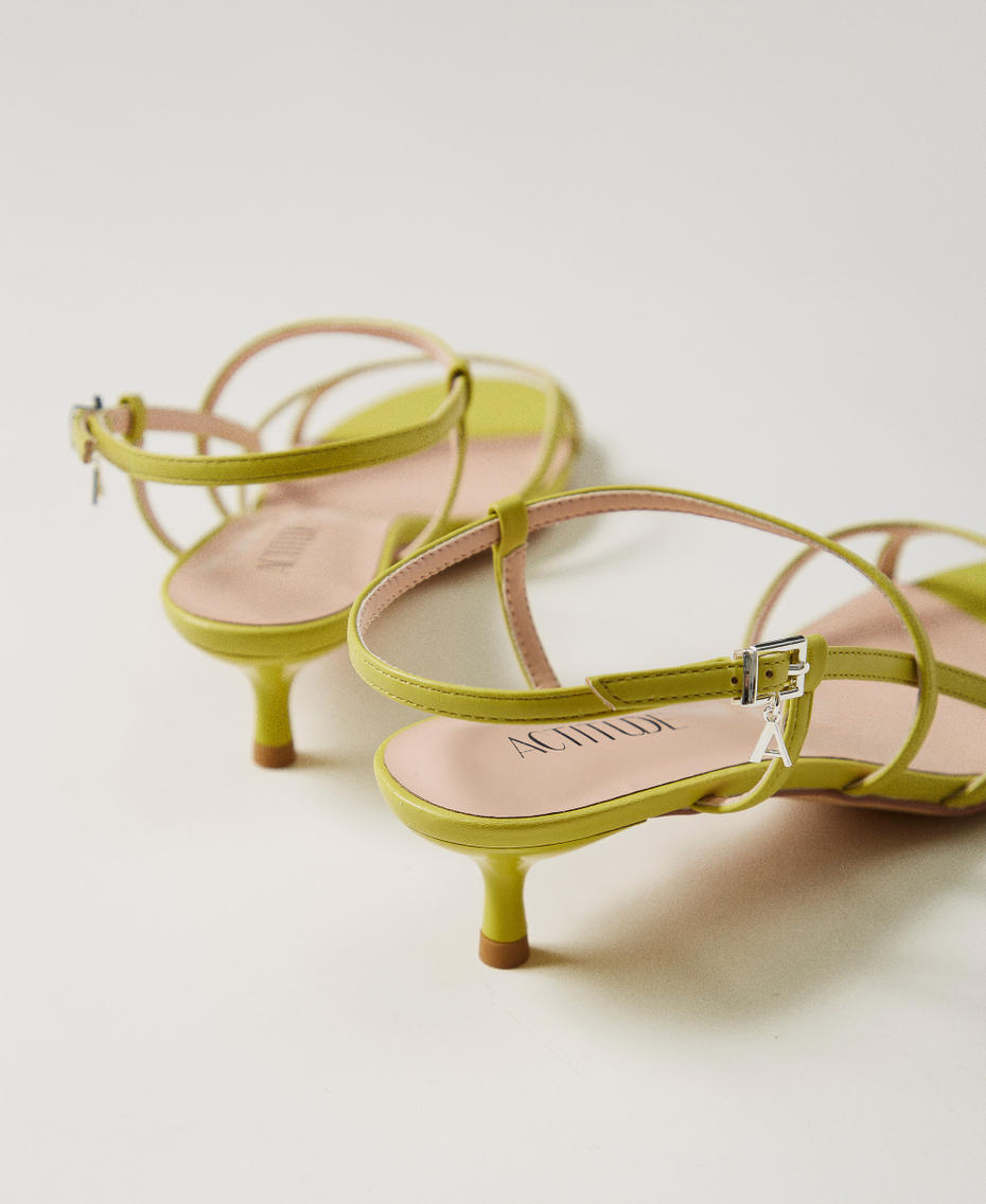 Sandalias con pulseras y logotipo Citronelle Mujer 251ACP014_00910_03