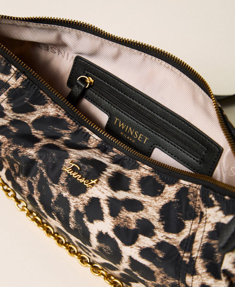 Animal print hobo bag Leopard Print Woman 262TD8072_02114_04