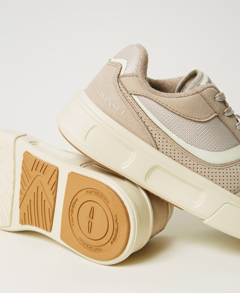 Fessura trainers with inserts Rope Beige Woman 251TCP034_12145_03