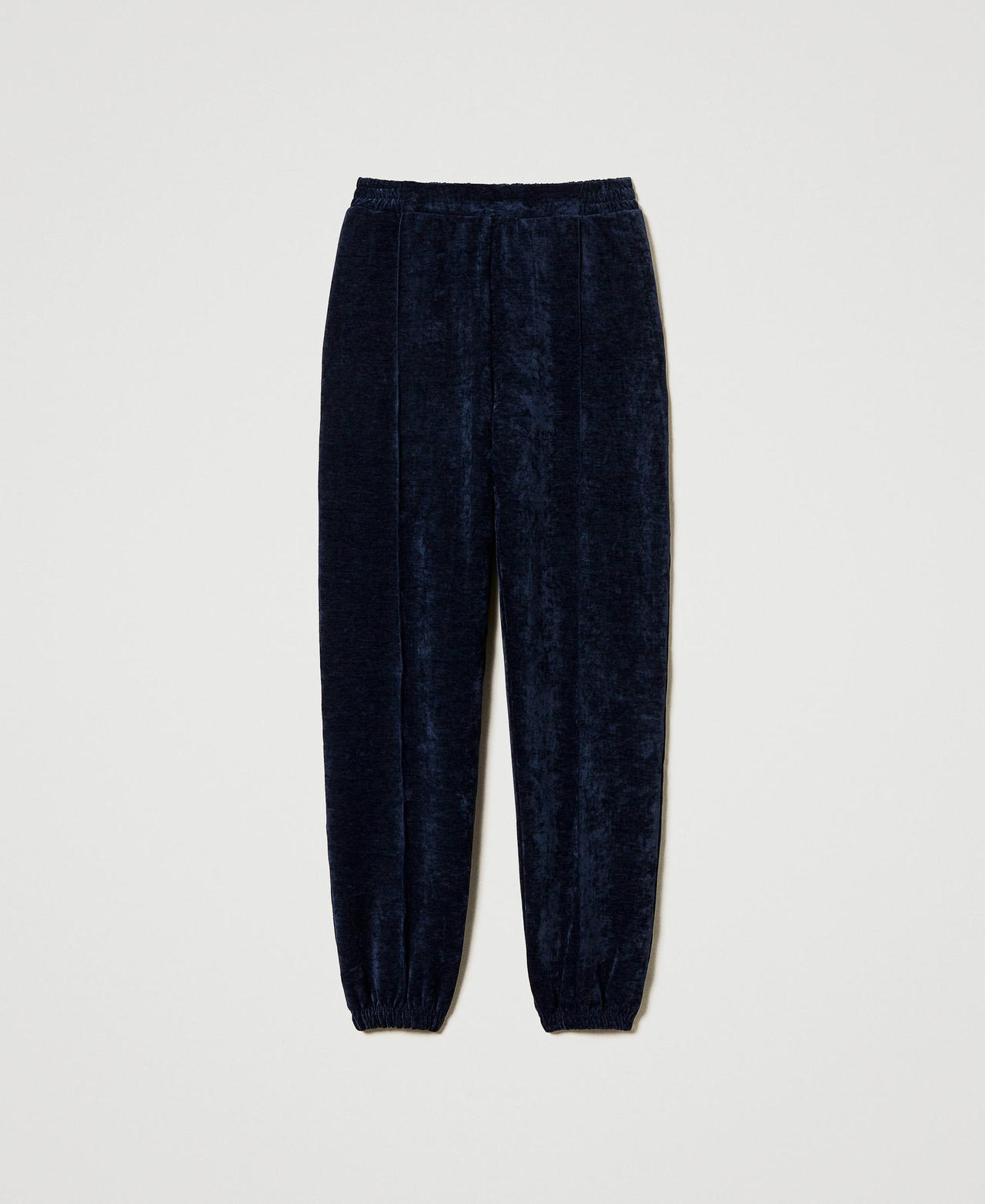 Scee by twin set Pantaloni joggers in velluto