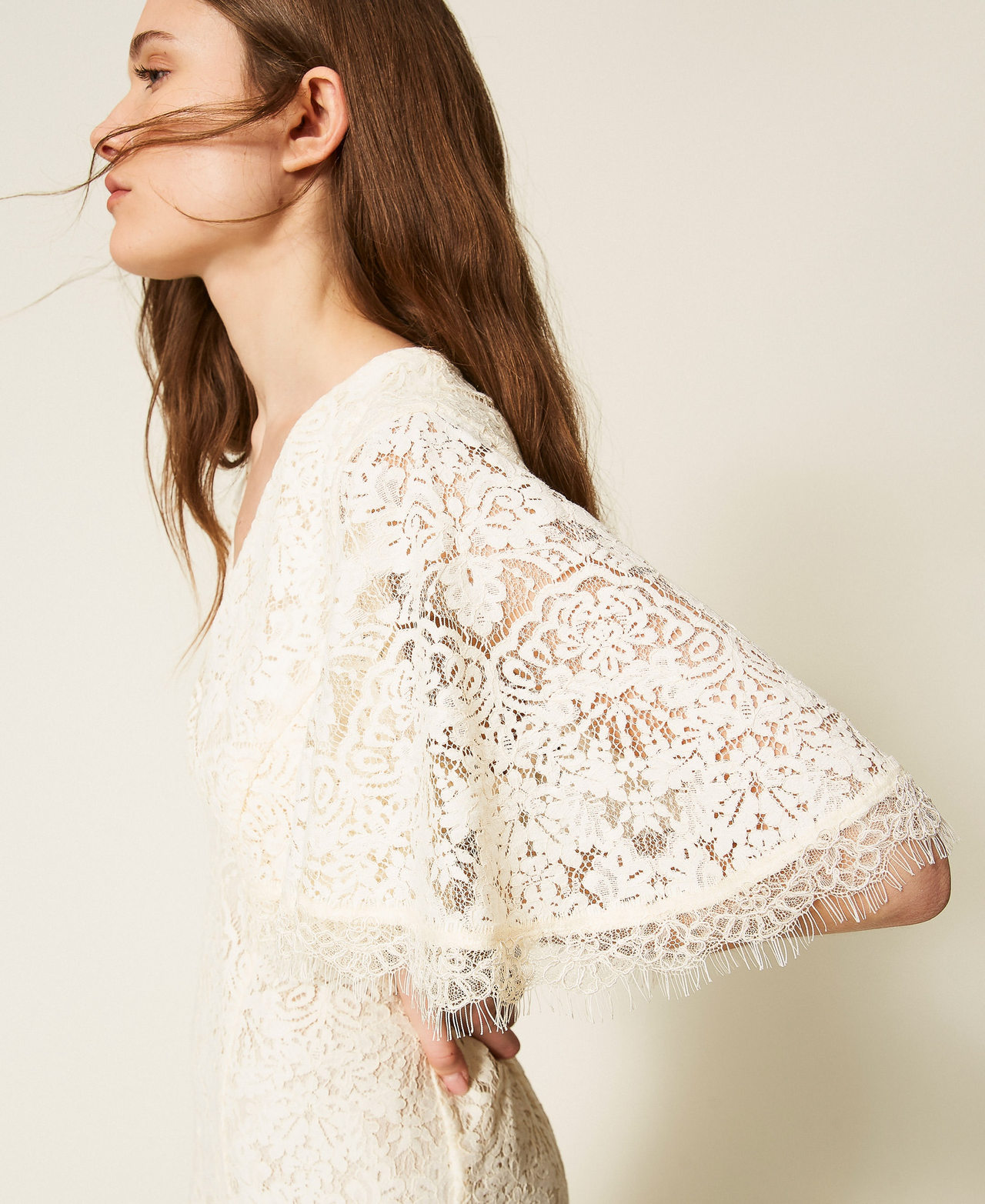 Long lace dress Mother Of Pearl Woman 261TT2315_00059_PD