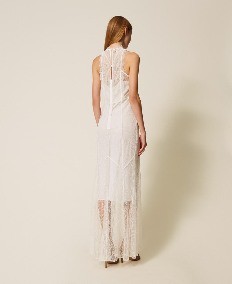 Long halter lace dress White Snow Woman 252TT2263_00282_03
