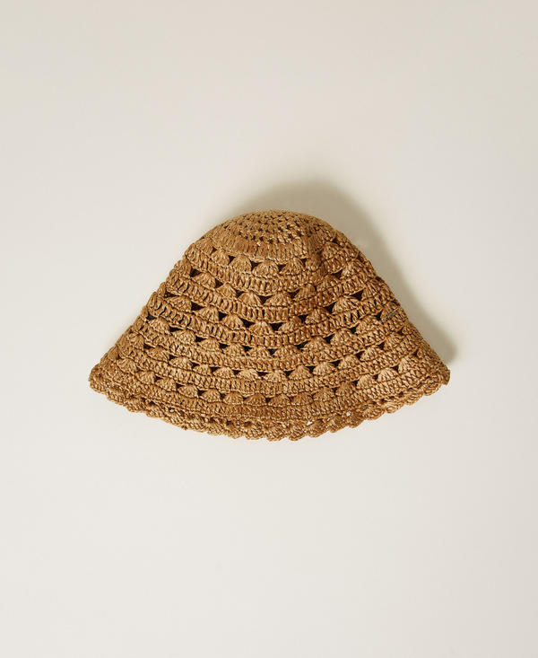 Szydełkowa czapka bucket hat