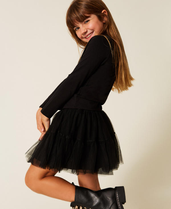 Girls' short tulle skirt