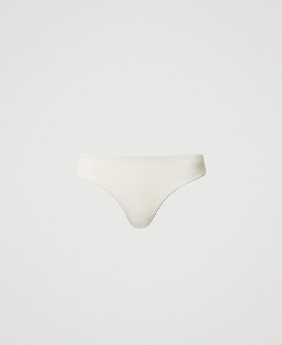 Brazilian bikini bottom with Oval T Mother Of Pearl Woman 251LBMA78_00059_S0