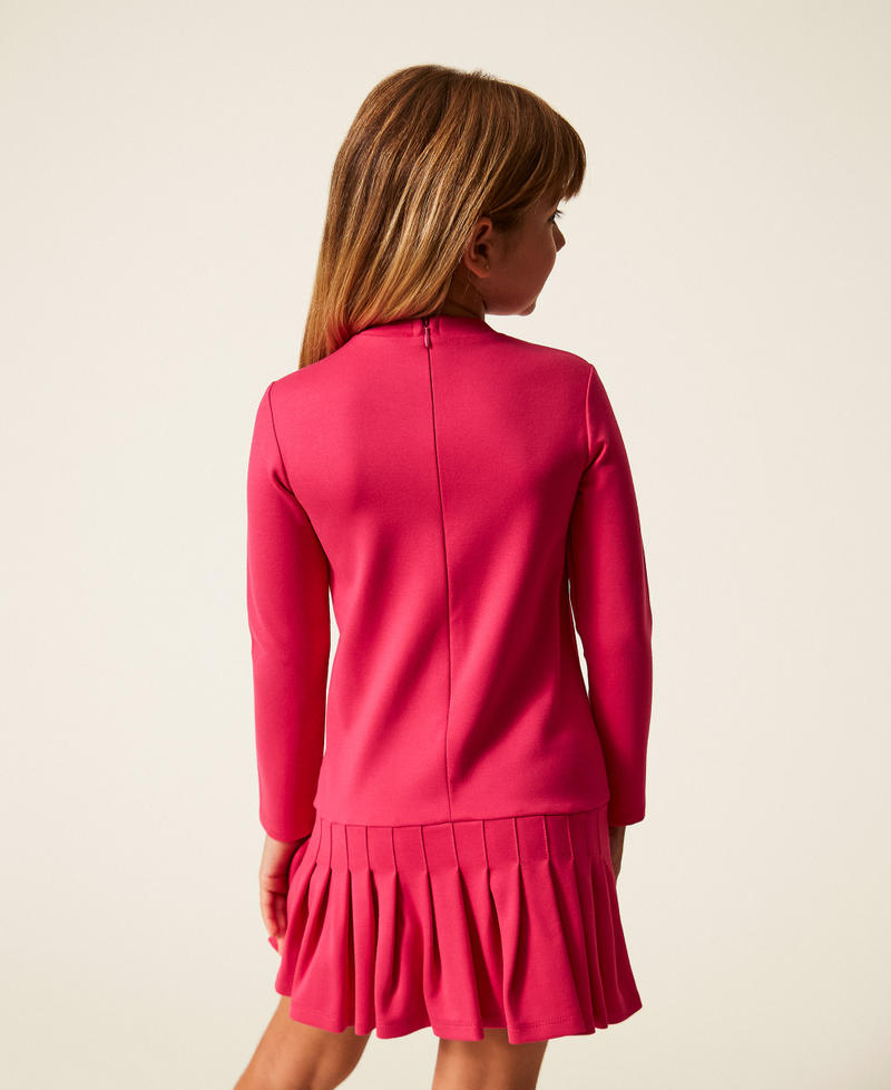 Girls' short dress with Oval T buttons Candy Rose Girl 252GB2222_00338_03