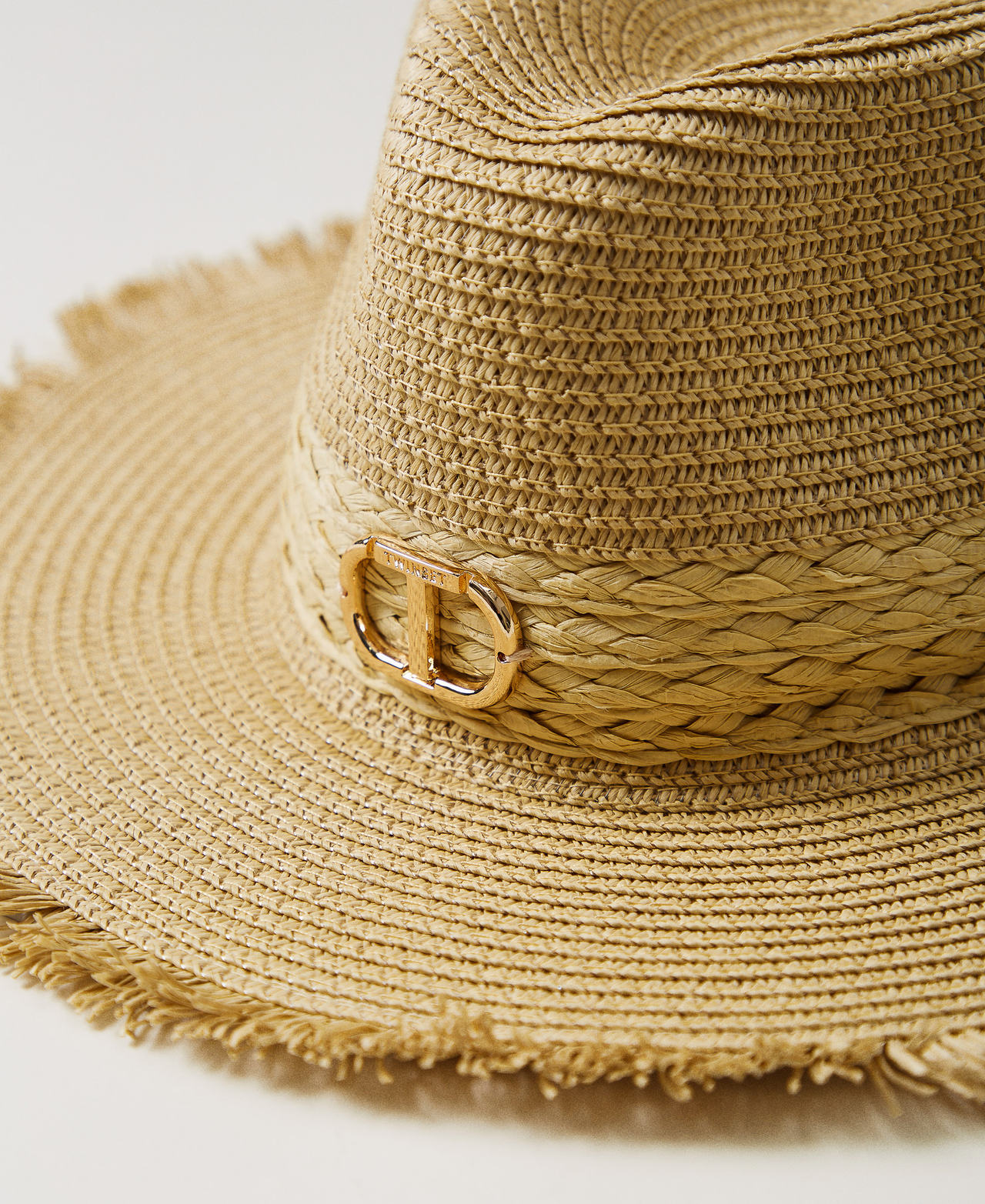 Wide brim frayed hat Straw Girl 251GJ5020_00193_02