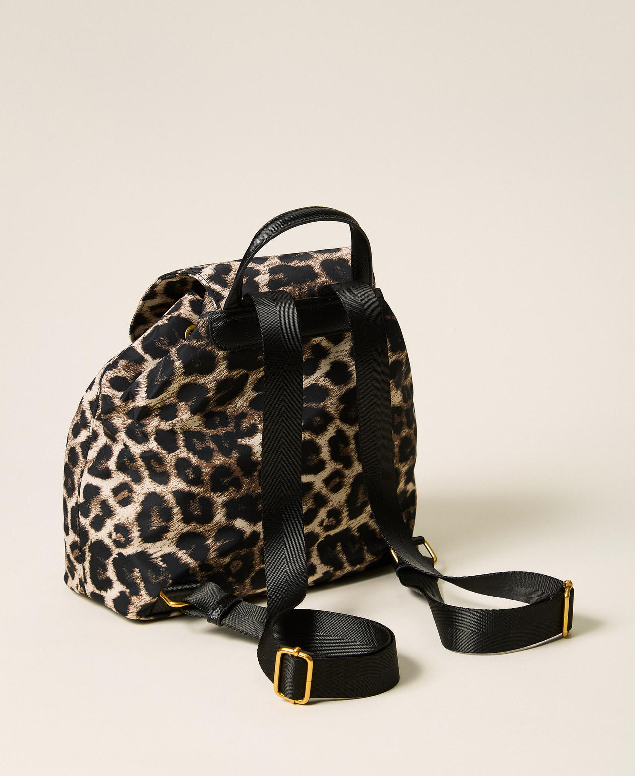 Animal print backpack Leopard Print Woman 262TD8071_02114_03