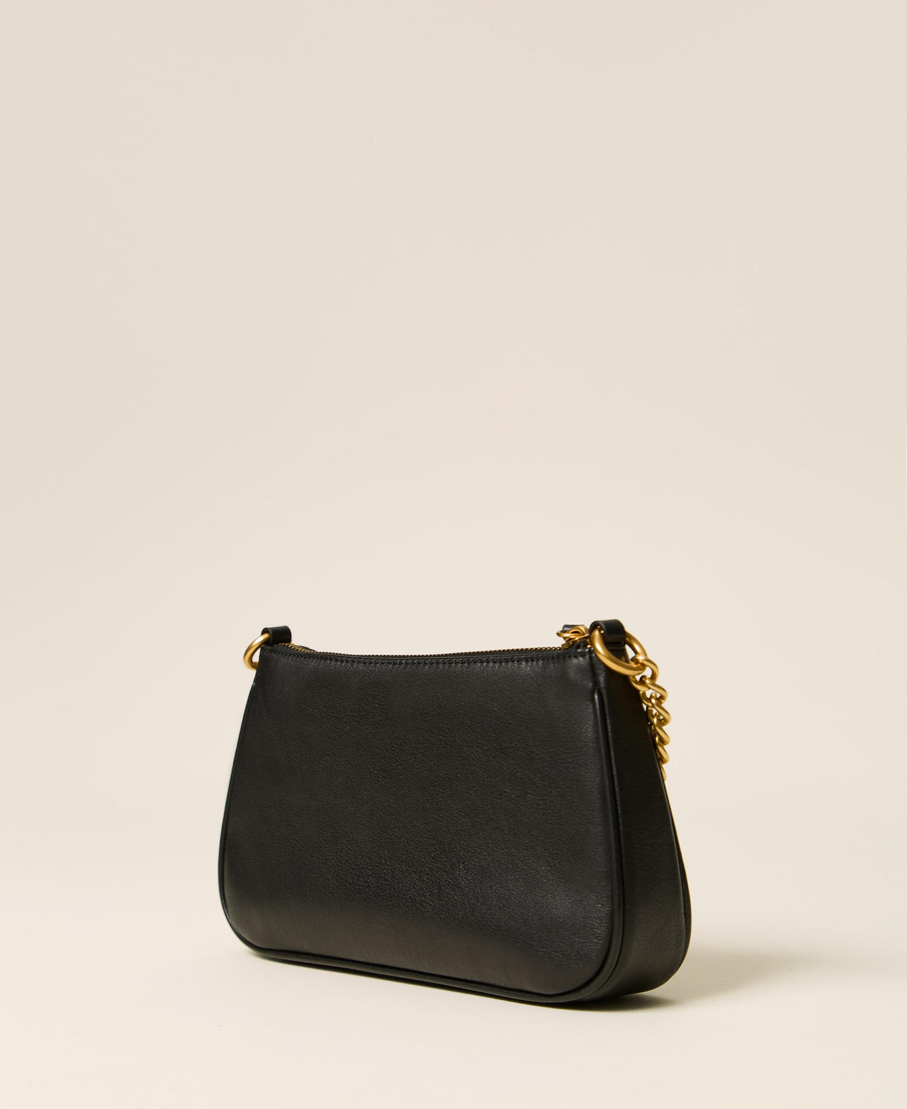 Borsa a tracolla in pelle Nero Donna 262TB7184_00006_03