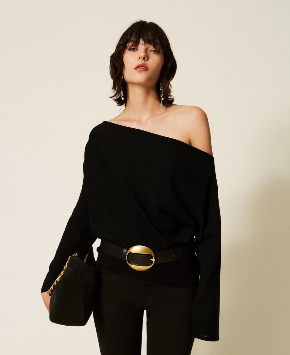 Dual-use maxi jumper Black Woman 262TP3Q11_00006_01