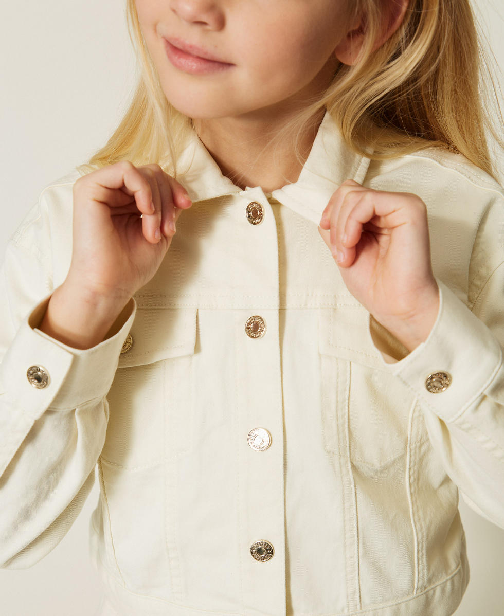 Bull denim jacket with buttons Off White Girl 261GJ2100_00526_04