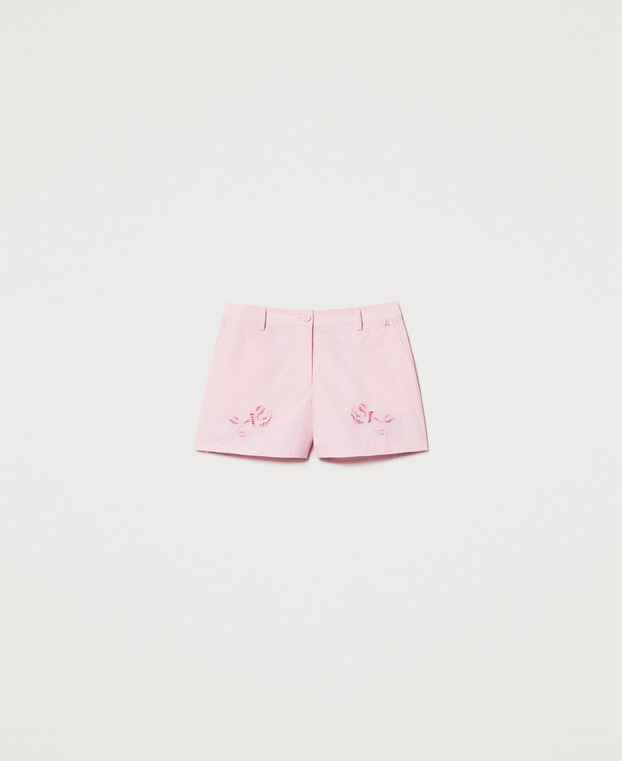 ショートパンツ TWINSET SS25 Twin-set Shorts (251TP2593 S1248500282) Twinset - White denim shorts with logo 251TP2593 - shop with